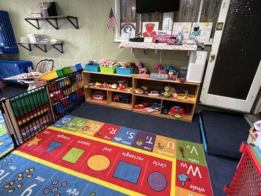 Circle TIME area - Organized play area for the Kids