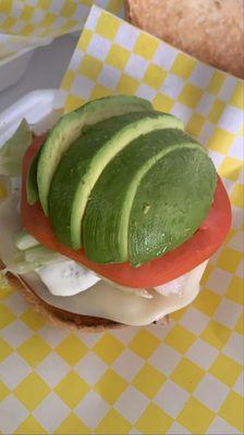 Avocado burger