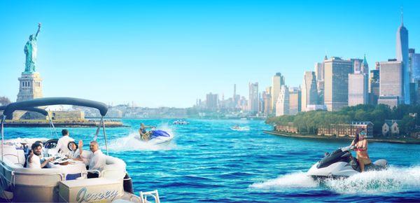 Jersey Jet Ski's Manhattan's Closest Jet Ski Rental, Exclusive Statue of Liberty Rental Zone and More