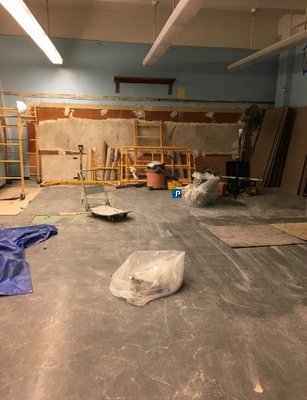 PS70X Library Upgrade: General Construction, rough & finish carpentry, demo, wall & ceiling repair, painting, floors, extensions