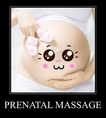 We offer prenatal massage