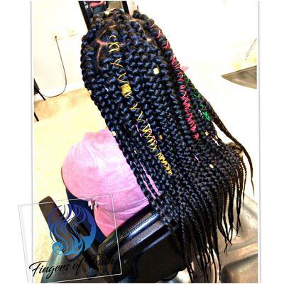 Large Box braids