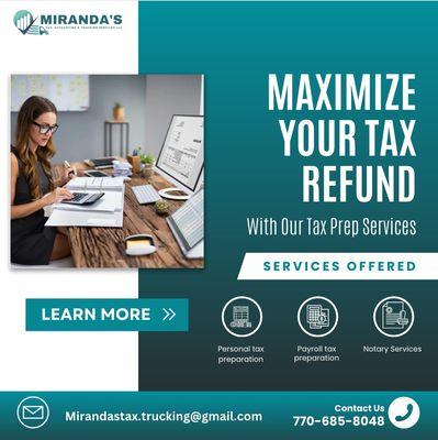 Miranda's Tax Accounting & Trucking Services