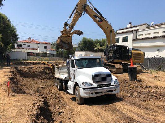 Demolition in Los Angeles, California