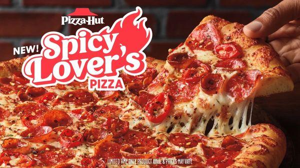 Spicy lover's pizza!!' Incredible!