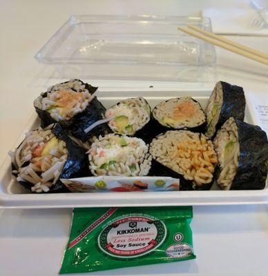 california soba maki & spicy tuna soba maki