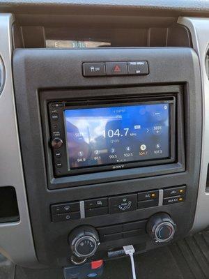 Sony AX100 in this F150!