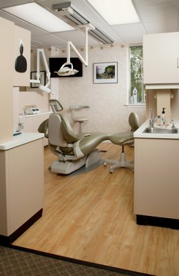 Our dental examination area