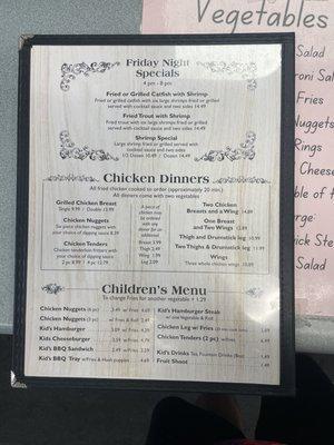 Full Menu