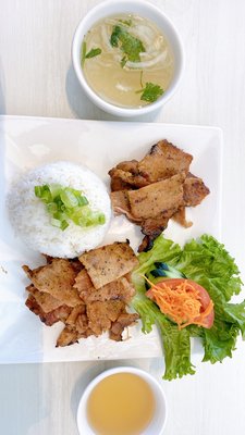 Rice with Charbroiled Pork