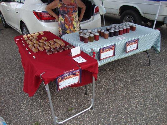 Tara's Pantry - lots of jams and small sweet breads - yum!