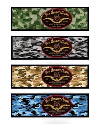 Our Camo style cigars bands.