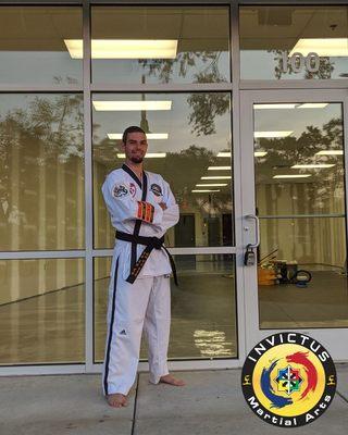 Owner, Master Max Crucitti, getting the school all set up and ready for classes to start at Invictus Martial Arts!