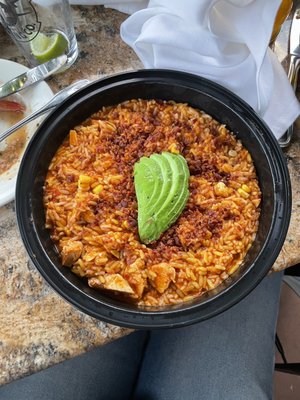 Rice bowl with chicken