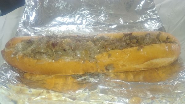 Just had a killer cheese steak at Blitz'$. Best in sea Isle by a mile