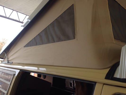 78 VW Westfalia canvas complete restoration