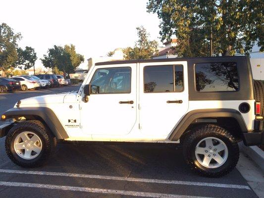 Newly detailed Jeep