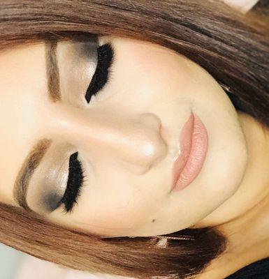 cool tone/heavy glam/bridal makeup