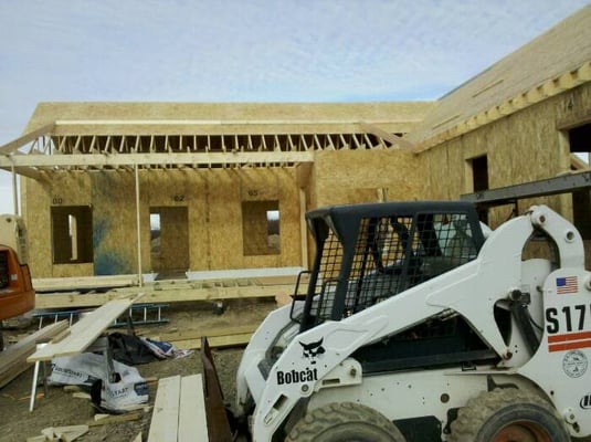 New meeting house under construction