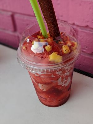 Strawberry mangoneada