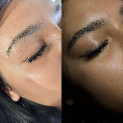 teen brows - wax + fill