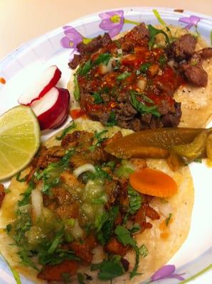 Steak & Carnitas Tacos