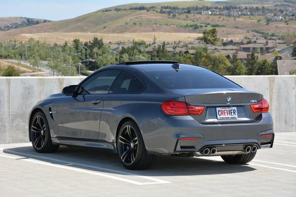 Tint work done at Presto Window Tinting. 2015 BMW M4 Coupe