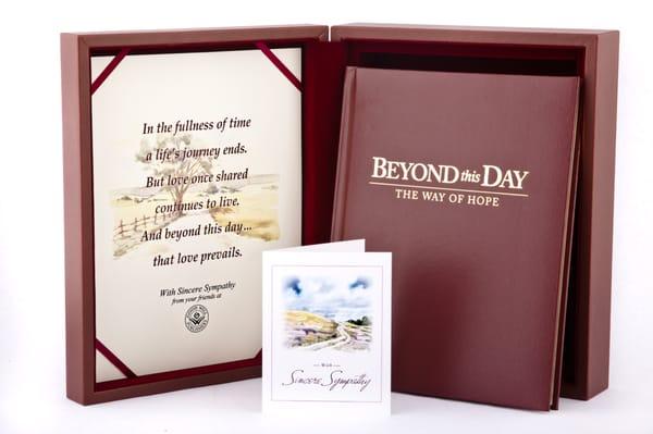 A Memorial Tribute Keepsake Chest and Book that is suitable for every family who has lost a loved one. 