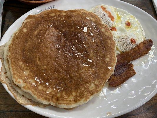 Short stack combo. Pancakes were hearty!