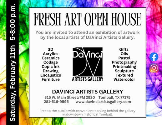 Meet the 14 local artists that represent DaVinci's!