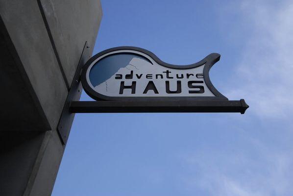 Adventure Haus Sign