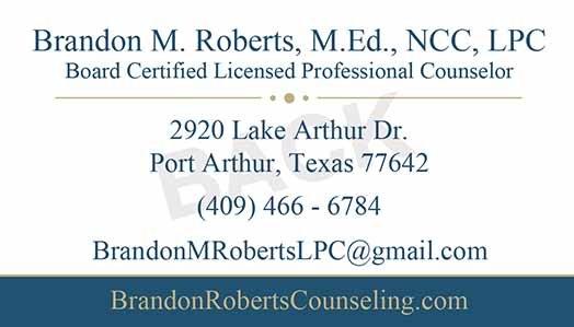 Brandon M. Roberts, MEd NCC LPC