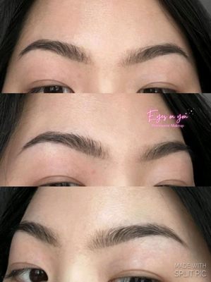 Healed brows. How beautiful and natural they are!