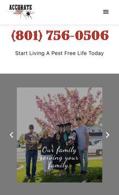 Accurate Pest Control Family serving Utah and Salt Lake County