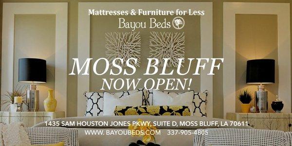 Bayou Beds' new location is in Moss Bluff.