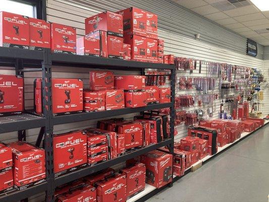 Milwaukee Tools sold here.