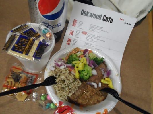 Oakwood Café inside hospital good meals