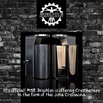 Come in and experience the benefits of Cryotherapy.