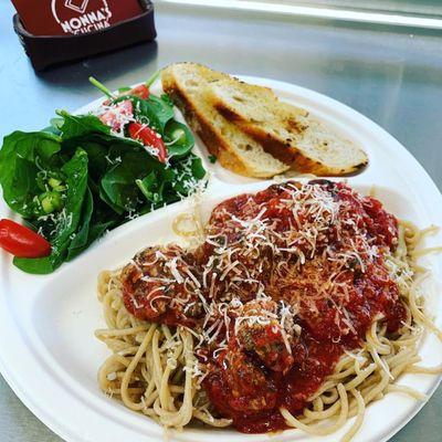 Spaghetti & Meatballs....mouth watering!