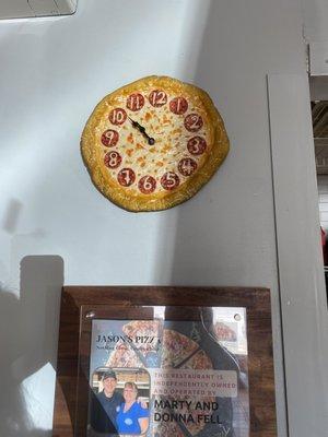 pizza clock