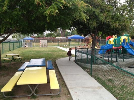 Church playground area