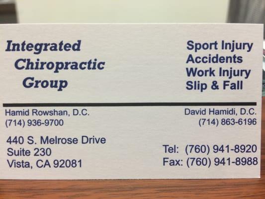 Integrated Chiropractic Group