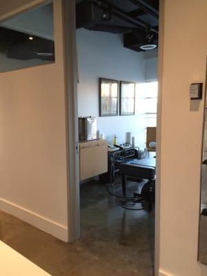 The new office interior at 400 S. Beverly Drive Suite 440! So Bright and shiny!