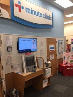 MinuteClinic medical clinic inside CVS Pharmacy in Milton, Floirda.