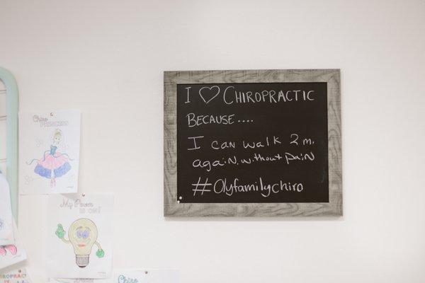 Chiropractic helps you get to a place where you can do the things you love! Check us out in Olympia, WA