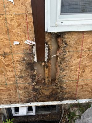 Exterior rot repair