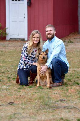 Dr. Randi Jo, Dr. Marc and their handsome pup Shady.