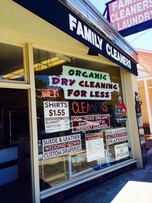 Family Cleaners Store Front