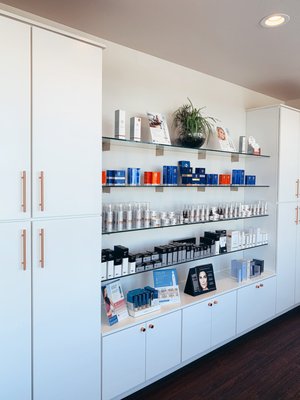 We carry an array of skincare options to meet your unique skincare needs.