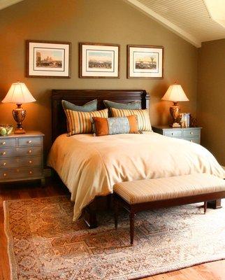 Bedroom designed by Susan Castor Collection